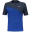 Salewa Men's Puez Sporty Dry T-Shirt in Blue Electric